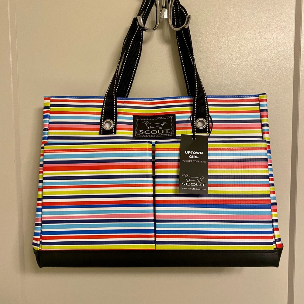Scout Multicolor Stripe Uptown Girl Tote Bag